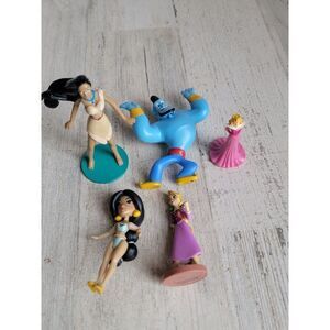 Unique variety Disney Tangled Aladdin Pocahontas toy set